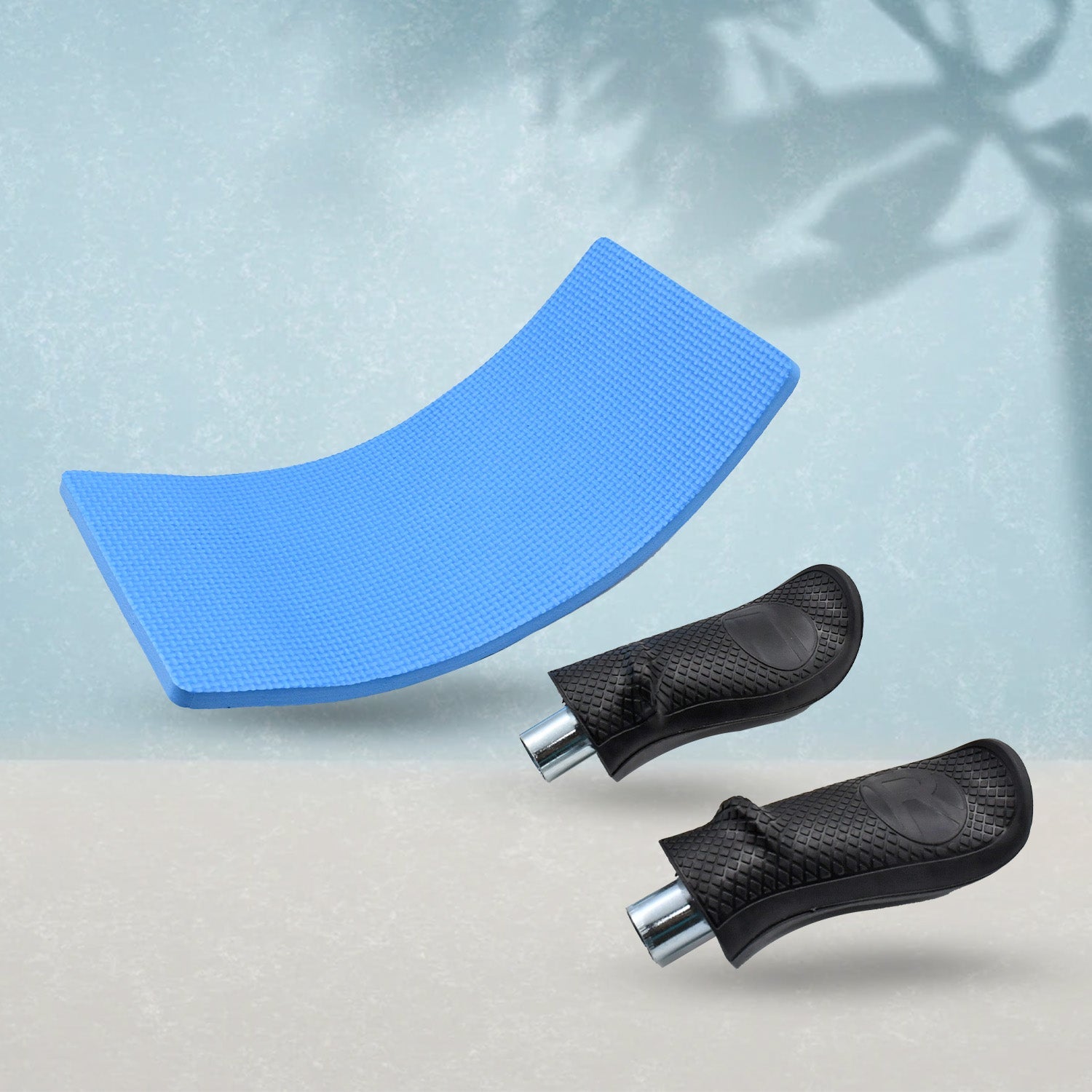 Pro roller for core exercises with knee support. Pro roller for core exercises with knee support.